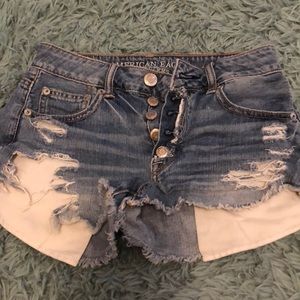 American eagle jean shorts!
